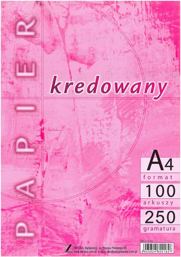 Papier kredowy A4/100 250g Kreska